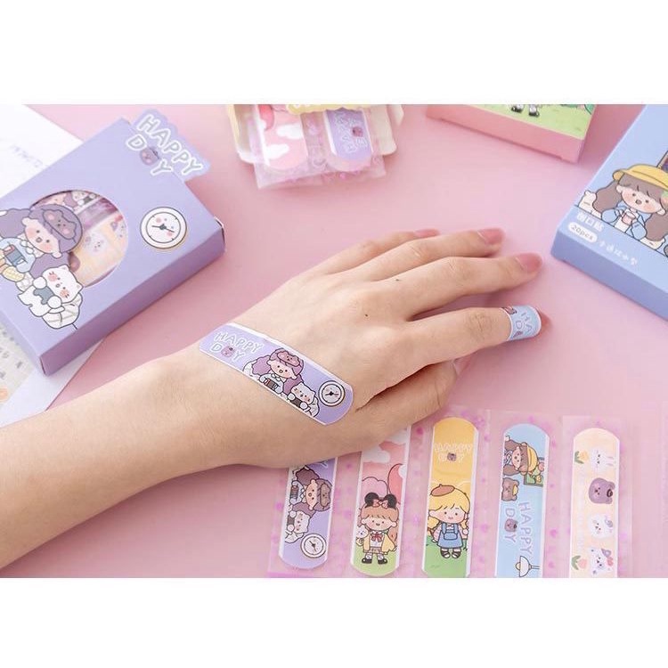 HANSAPLAST MOMO/ PLESTER MOMO/ BAND AID MOMO / HANDSAPLAST LUCU KOREA IMUT / PLESTER LUKA ANAK KARAKTER