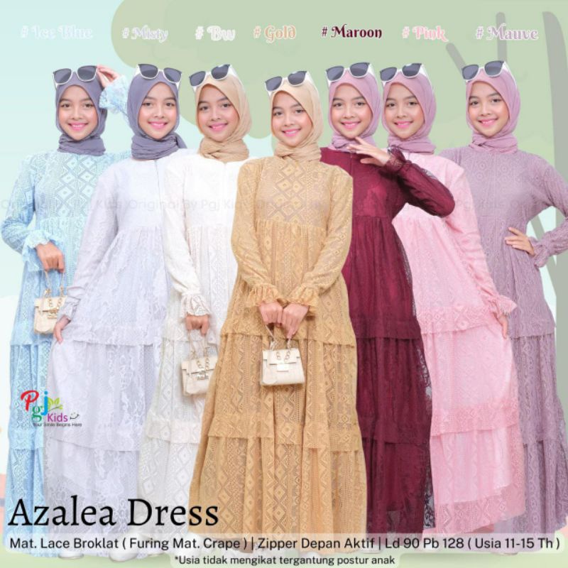 AZALEA GAMIS BROKLAT / BROCADE / BROKAT REMAJA Original by PGJ Kids
