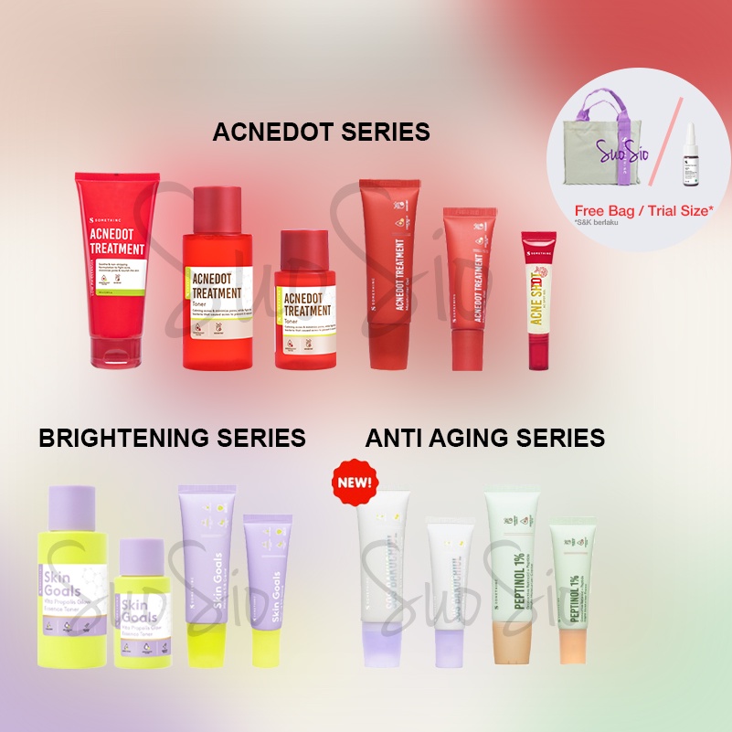 [NEAR ED] Somethinc ACNEDOT Cleanser Toner Moisturizer Gel Acne Shot AC Spot Gel SKIN GOALS Vita Pro