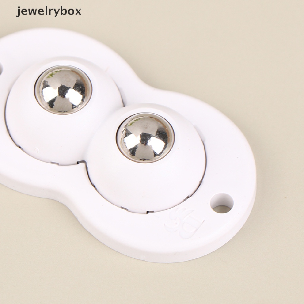 [jewelrybox] 1 /4Pcs Bebas Pukulan Self Adhesive Universal Ball Pulley Rumah Dapat Memindahkan Butik Bola Baja