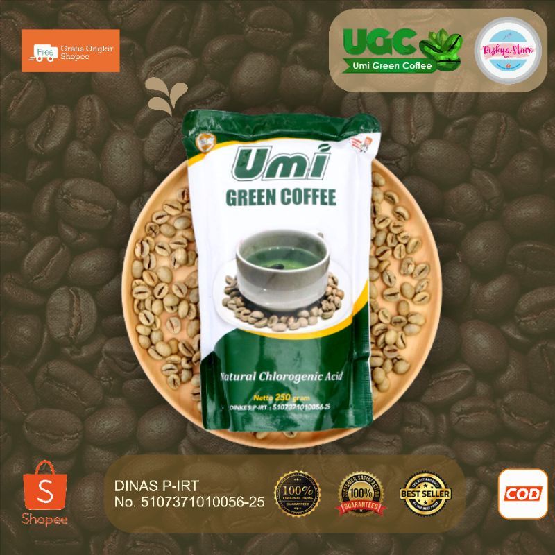 

UMMI GREEN COFFE ORIGINAL 100% ORIGINAL, Pelangsing Herbal / UGC Penurun