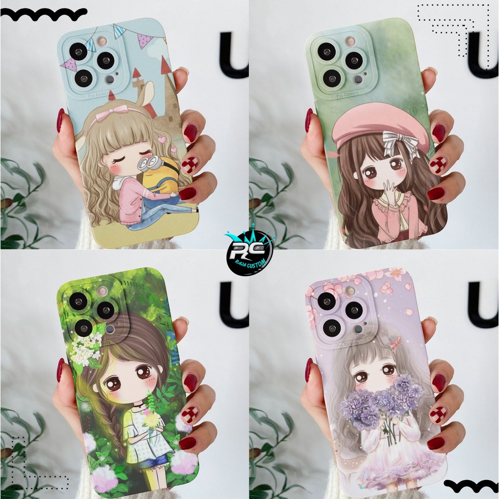 CUSTOM CASE SOFTCASE SILIKON PROCAMERA LITTLE GIRL CUSTOM OPPO A3S A15 A15S A16 A1K A5S A7 A31 A53 A