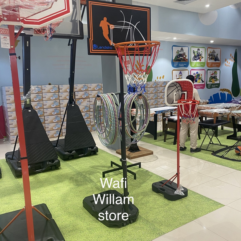 Ring basket portable Dewasa / Ring basket anak / Berwyn set ring dan tiang basket