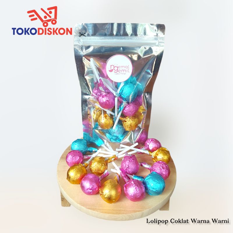 

Lolipop Coklat Warna Warni / Premium
