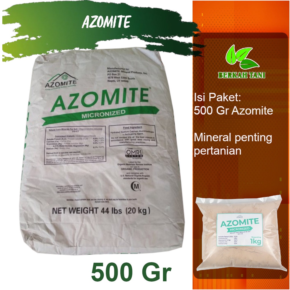 Azomite 500 Gram Mineral Pertumbuhan Tanaman