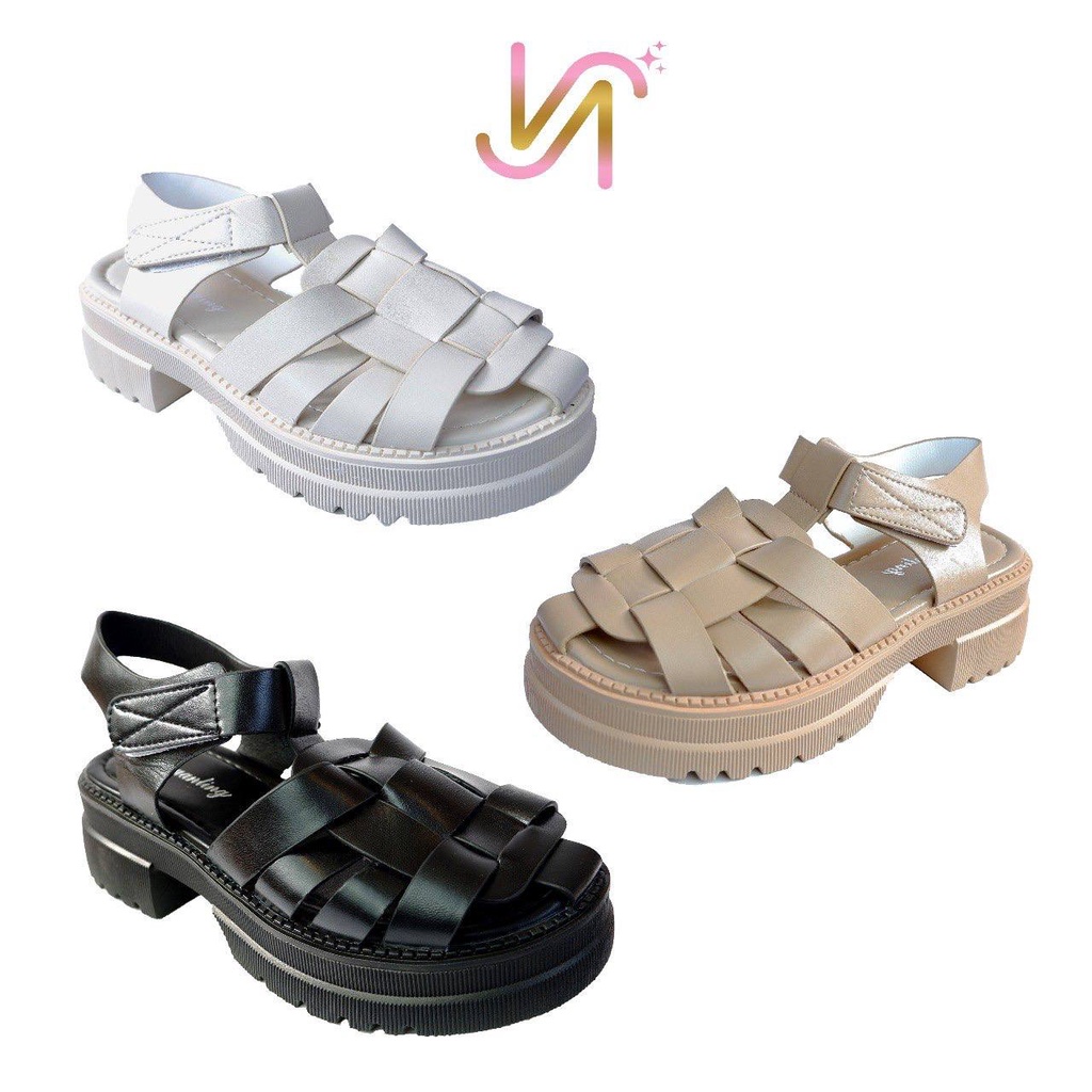 Nadilastuff Shancai Platform Hak Tahu Sandal Wanita Premium