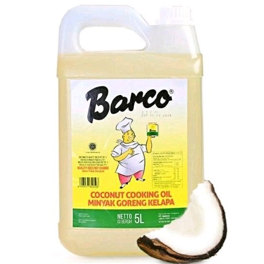 

BARCO Minyak Goreng Kelapa kemasan derigen 5 Liter