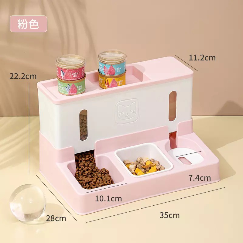 Dispenser #18 - Tempat Makan Minum Anjing Kucing / Automatic Pet Food