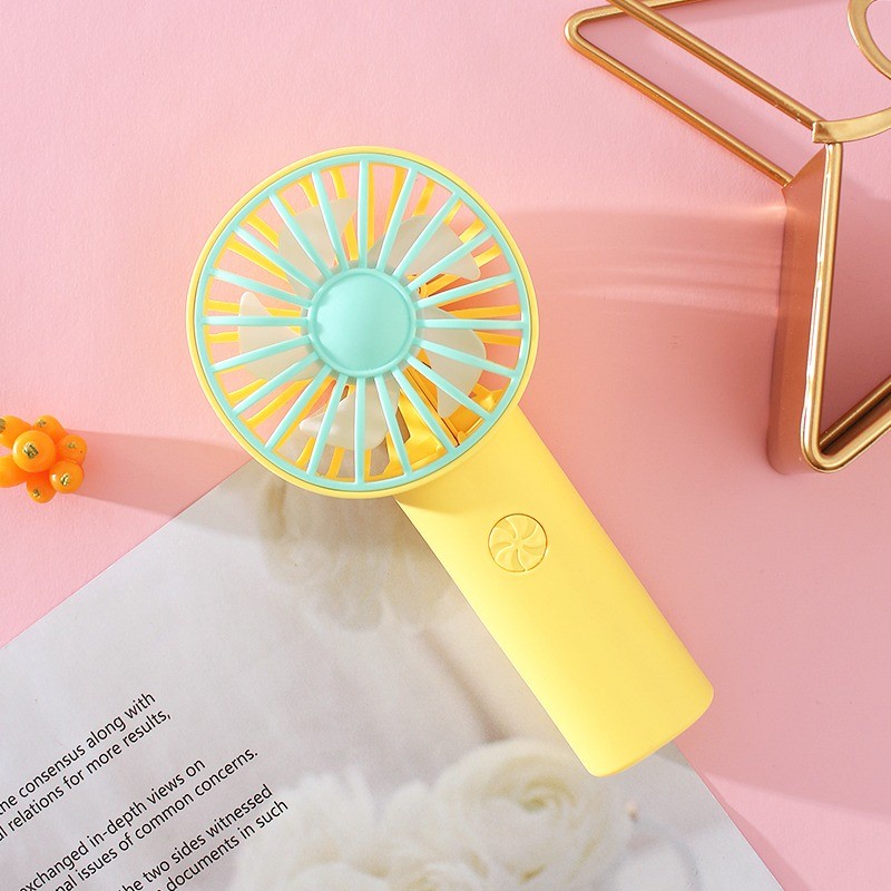Kipas Angin Mini Portable Kipas Tangan Genggam Rechargeable USB Fan
