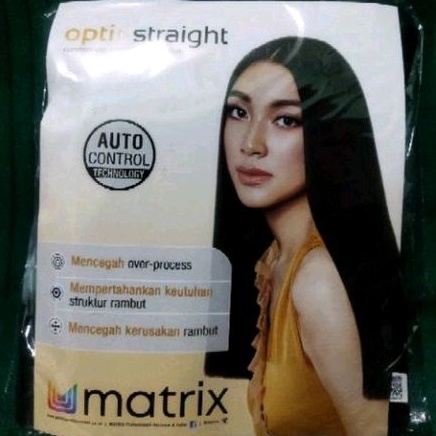Matrix Mini Optistraight RESISTANT &amp; NORMAL 125ml x 2step Obat Pelurus Rambut Smoothing