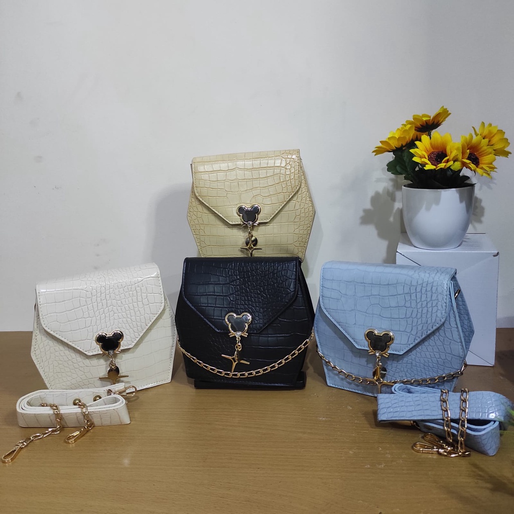 ( 2PC 1KG ) GTBI998880371 New Arrival  !!!  Tas Selempang  Tas Wanita Import  Premium Terbaru