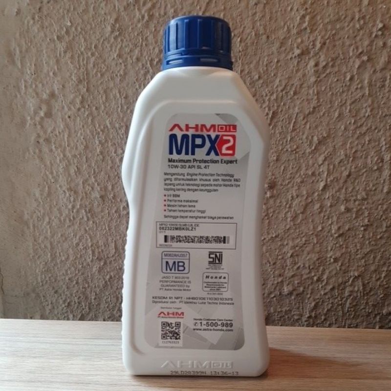 Oli MPX2 Matic 10 30 0.8L ASLI