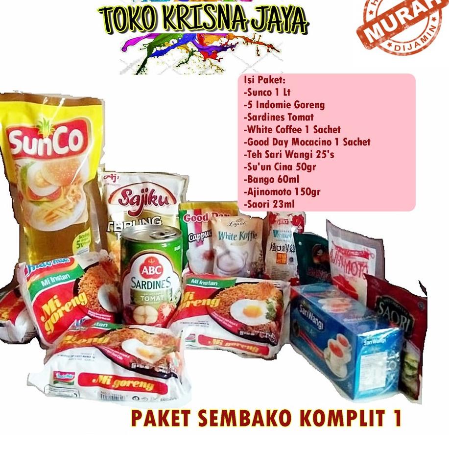 Terdepan Top PAKET SEMBAKO KOMPLIT LENGKAP LEBARAN MURAH SERBA 125 K