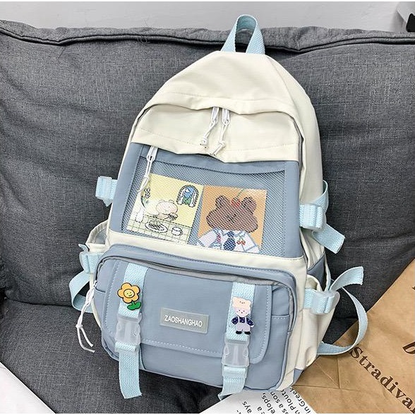 EL 4517 RISCE TAS RANSEL IMPORT WANITA CEWEK PEREMPUAN JAKARTA BATAM SEKOLAH SD SMP SMU KULIAH KURSUS LES