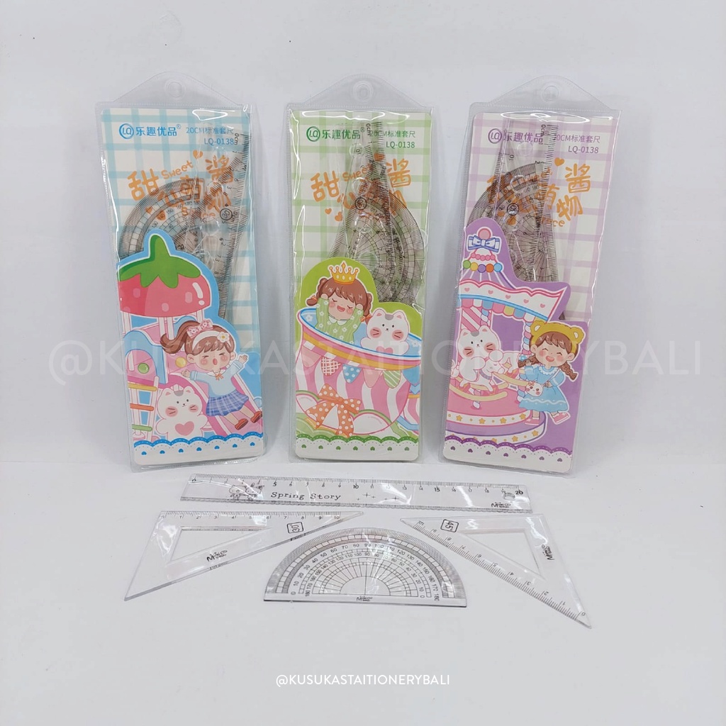 

Penggaris set / Ruller Set LQ-0138