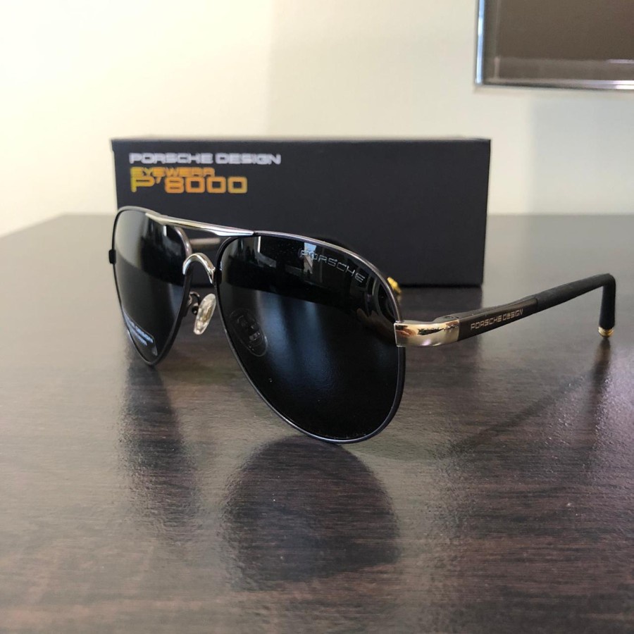 8513 Kacamata Pria Hitam Anti Radiasi Original Import luar negeri Terbaru 2021 Polaris Anti Silau Si