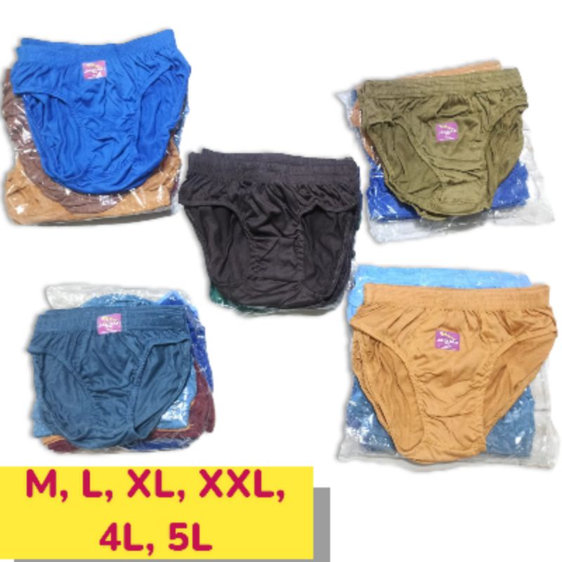 CELANA DALAM LAKI LAKI (DALEMAN PRIA) UKURAN M, L, XL, XXL, 5L, 6L NYAMAN DI PAKAI