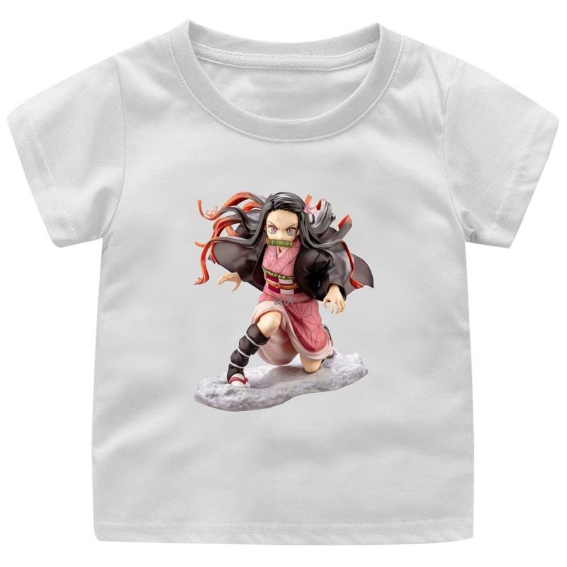 BAJU KAOS ANAK CEWEK/COWOK 1-12 TAHUN ANIME NEZUKO KAMADO.