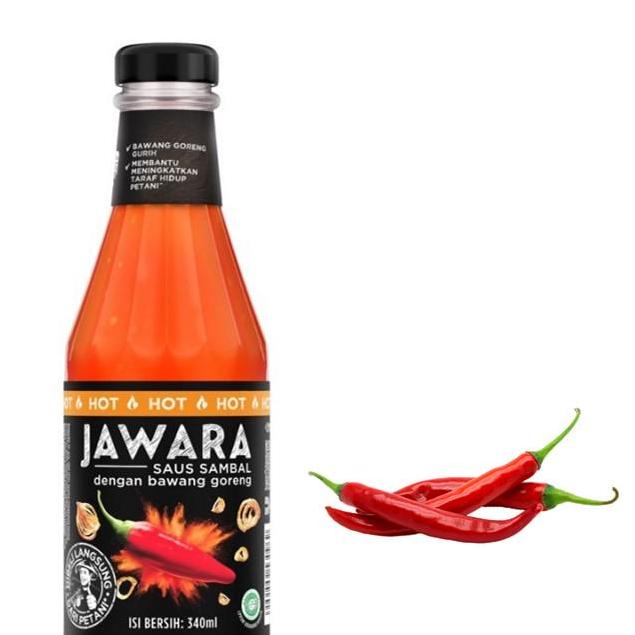 ア Jawara Saus Sambal Hot 340 ml - Twin Pack ㆊ