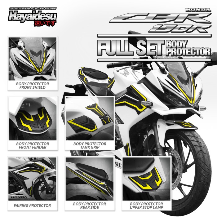 Hayaidesu Body Protector Cbr 150R Old K45G Full Set Cover #Original