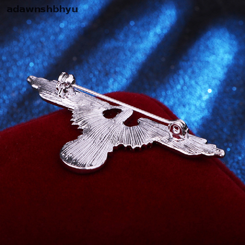 Adawnshbhyu WWII WW2 Militer Jerman Cross Eagle Pin Cap Lencana Perhiasan Bros Kerah Pin ID