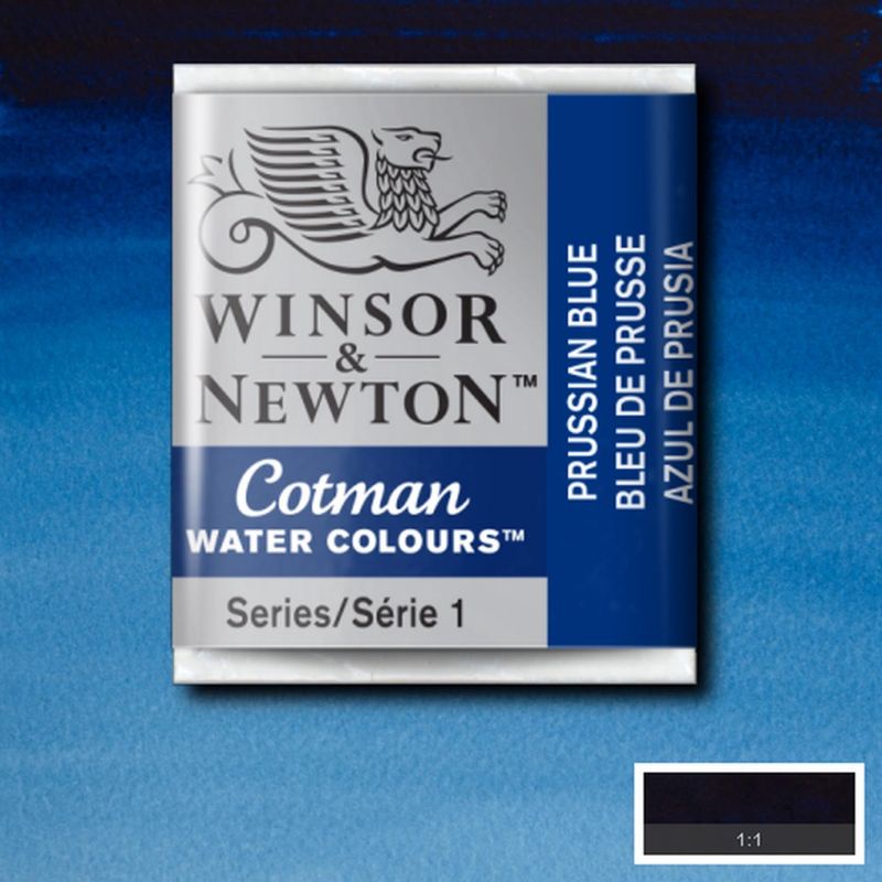

COTMAN WATERCOLOUR HALF PAN PRUSSIAN BLUE WINSOR & NEWTON