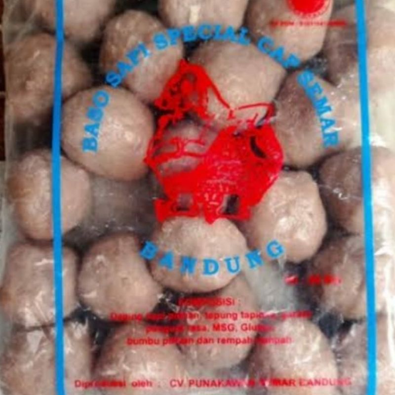

Baso semar isi 25 biji baso halus