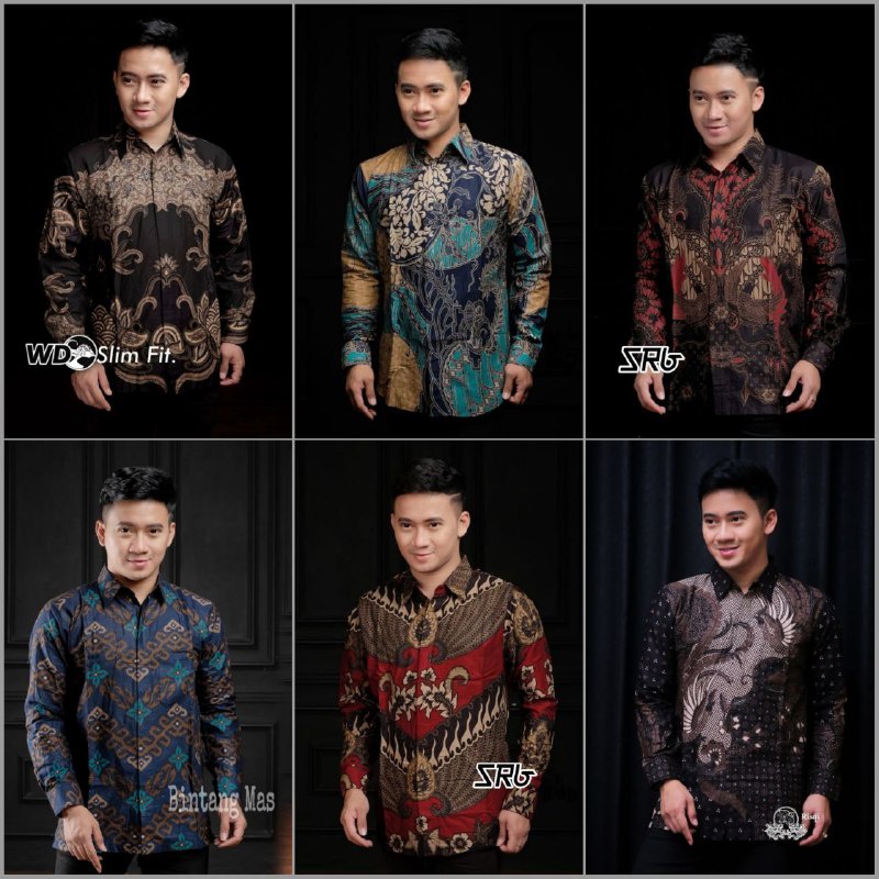 Batik Pria Lengan Panjang size M L XL XXL KEMEJA BATIK PRIA BERKUALITAS