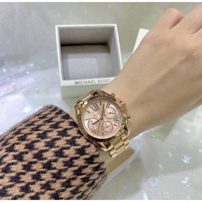 MK5799 Bradshaw Rosegold series Stainless Steel 36mm Jam Tangan Wanita
