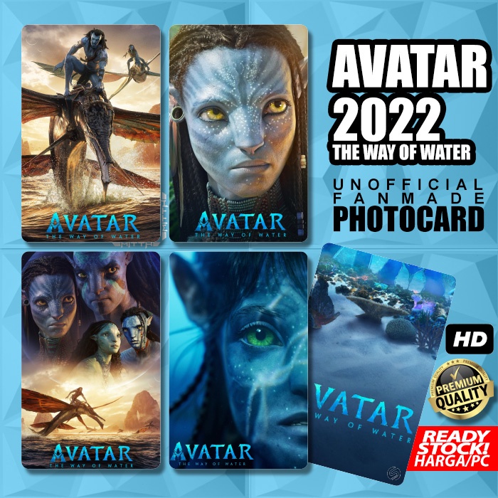 Photocard AVATAR 2 2022 The Way of Water Unofficial Photo Card Kartu