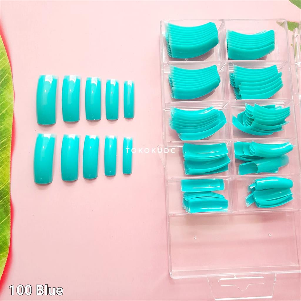 100 FRENCH TIP (WITH BOX) KUKU PALSU EXTENSION