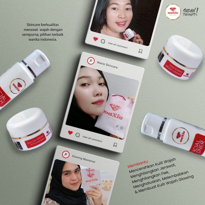 Maxie Skincare KEMASAN BARU SABUN BOTOL