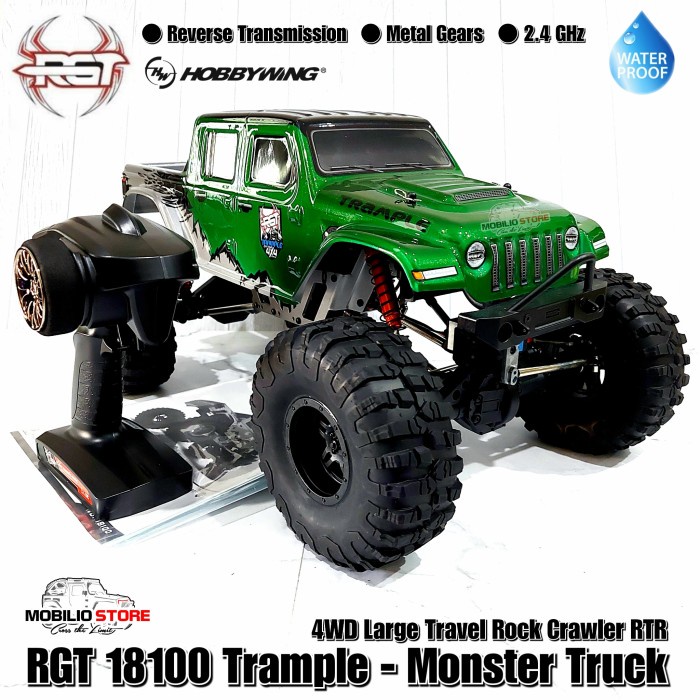 RGT 18100 Trample Rock Crawler 4WD RTR 1/10 Scale RC Monster Truck