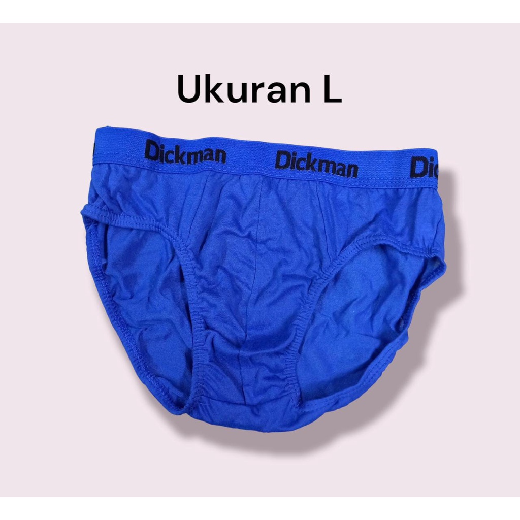 Celana Dalam Pria Dickman Segitiga isi 3 pcs ukuran M-L-XL