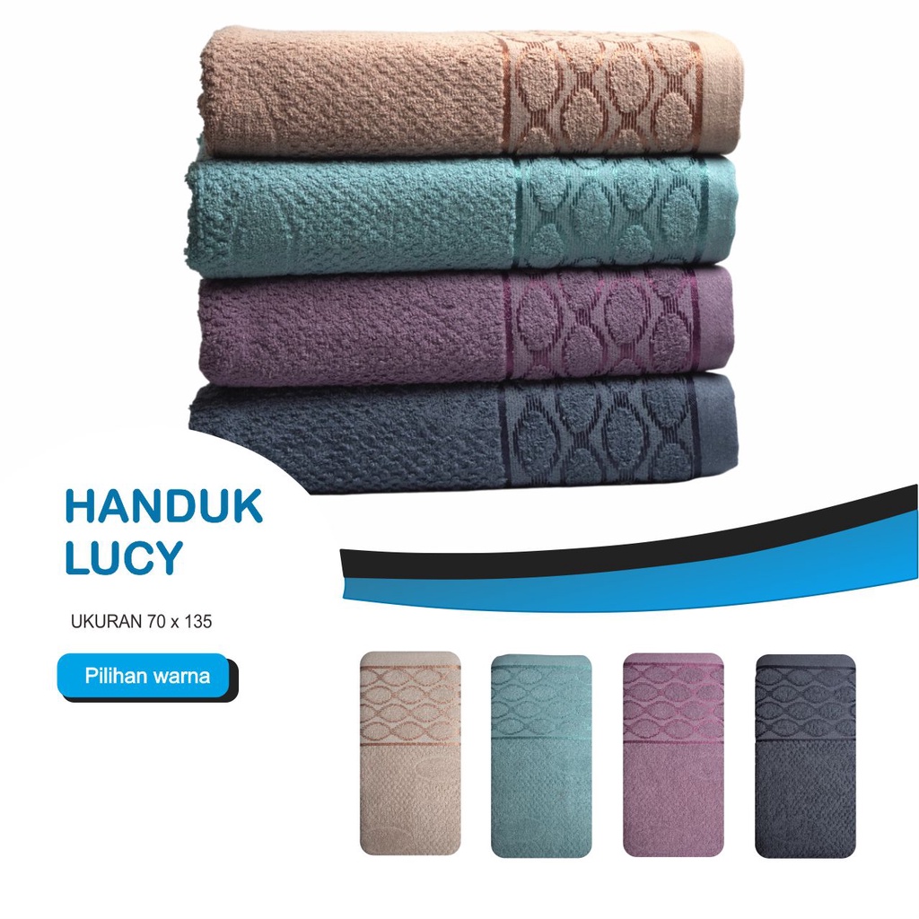 Handuk Mandi Katun Dewasa Ukuran 70x135cm Classic - Sandy Collection