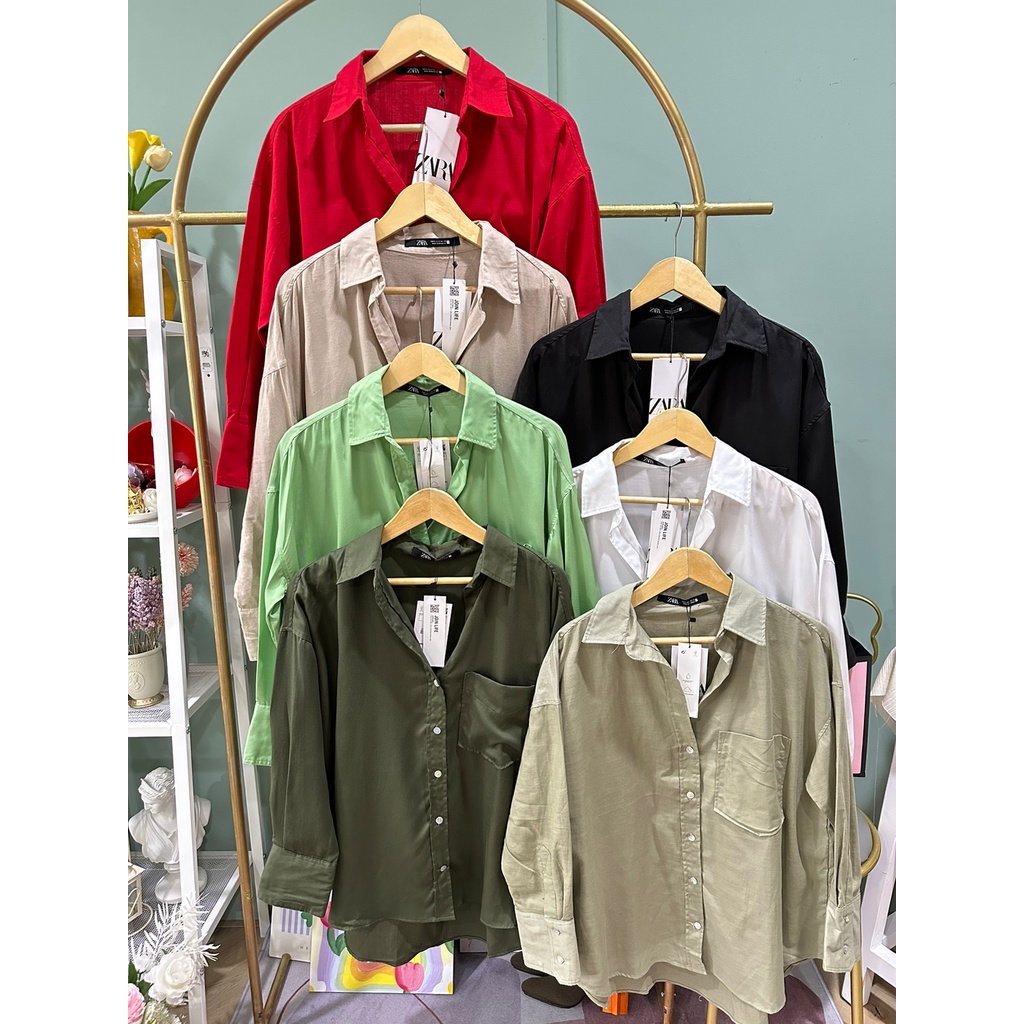 cotton poplin blouse