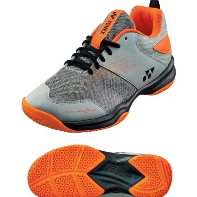 SEPATU BADMINTON YONEX SHB 37 WEX - WIDE/POWER CUSHION/ERGOSHAPE - ORI