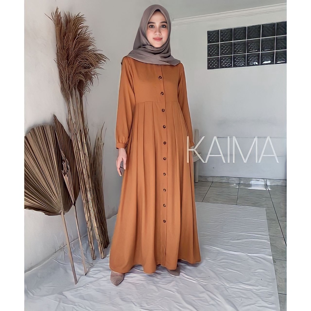 Gamis Rinjani Kaima Katun Original Jumbo Terbaru