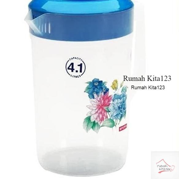 Stok Baru Eskan 4,1 Lion Star | Teko Air Plastik | Water Jug | Teko Teh Panas