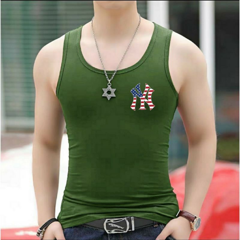 Singlet Pria Dewasa Ny Us Kaos Dalam Cowok Baju Pria Tanktop Cowok Atasan Singlet Pria Kaos Olahraga Pria