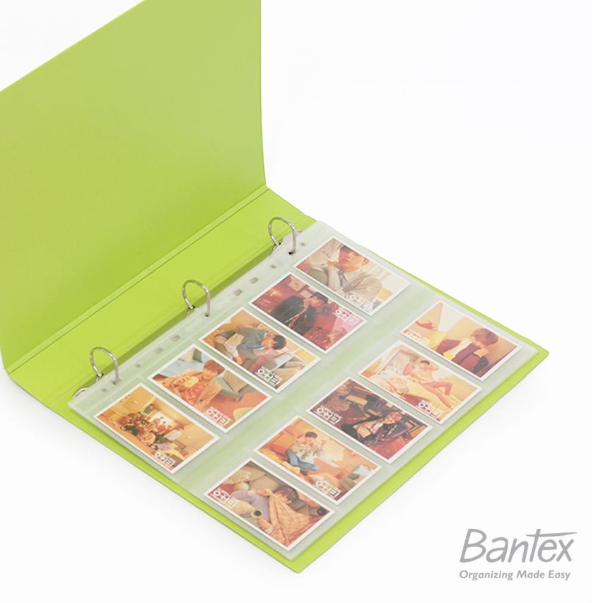 

═╬═ Bantex Photocard Album A4 3 Ring Binder – Fruit Color Series Lime – 8322 65