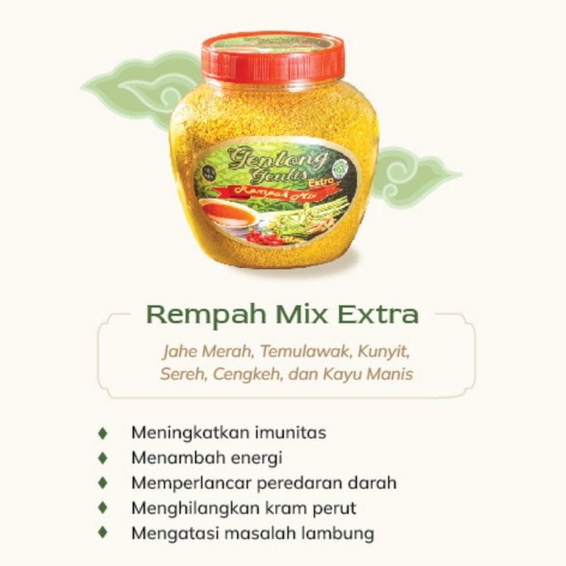 

Gentonggeulis Rempah Mix Extra 330gr