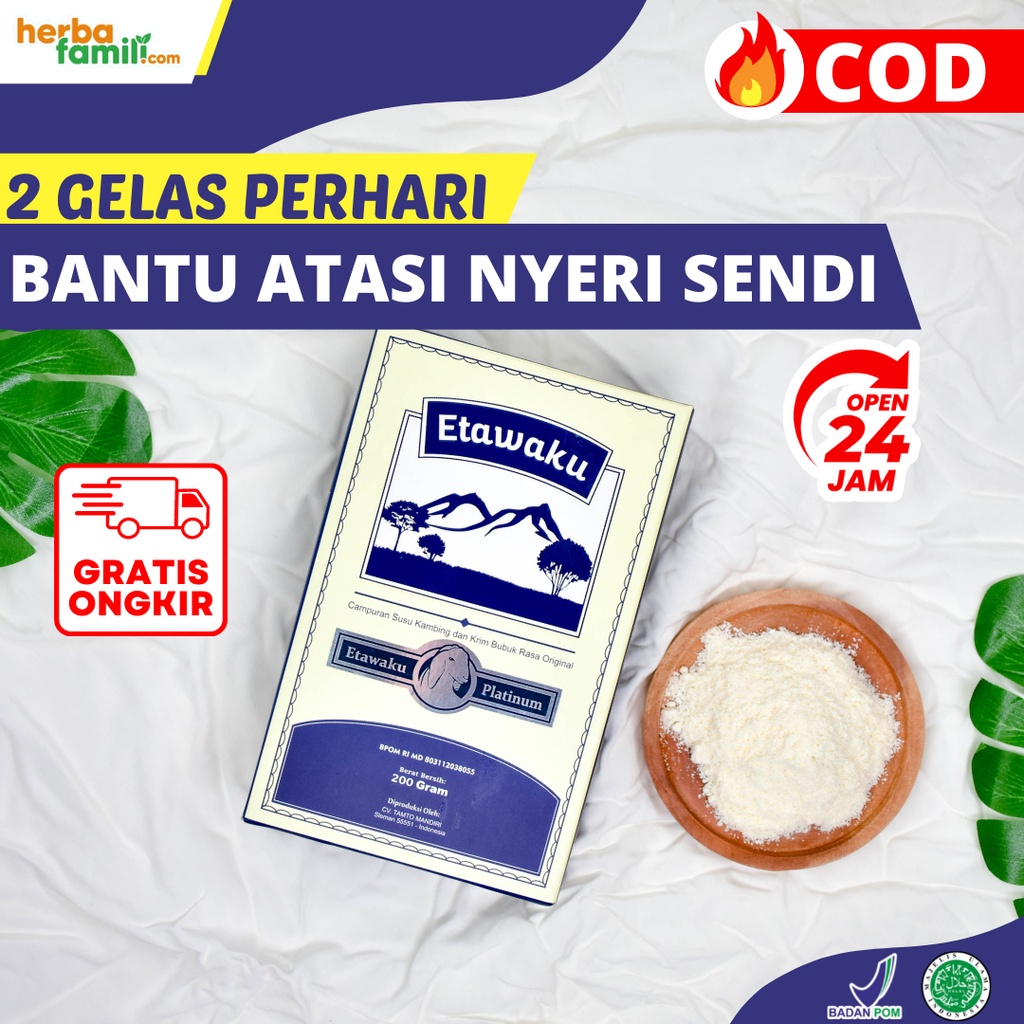 

ETAWAKU PLATINUM ORIGINAL Susu Kambing Etawa Atasi Masalah Nyeri Sendi Pernafasan Kesehatan dan Kepadatan Tulang