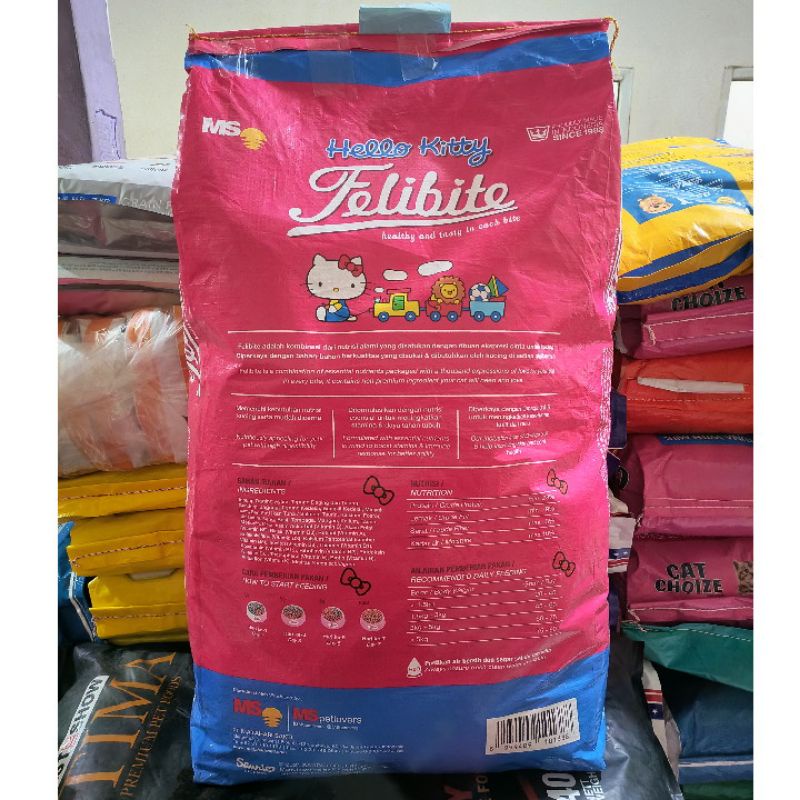 EXPEDISI Makanan Kucing Felibite Ikan Kemasan 20KG / Felibite Cat Kibble Ikan