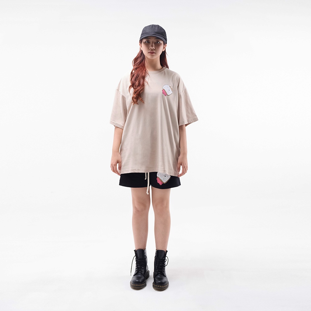 PEANUT STAIN - PBJC Sand Oversized Tshirt