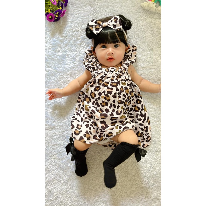 PROMO 7.7 plazababyku DRESS SABELLA dress anak perempuan bayi balita rayon premium motif bunga lucu free headband BUBIBEE