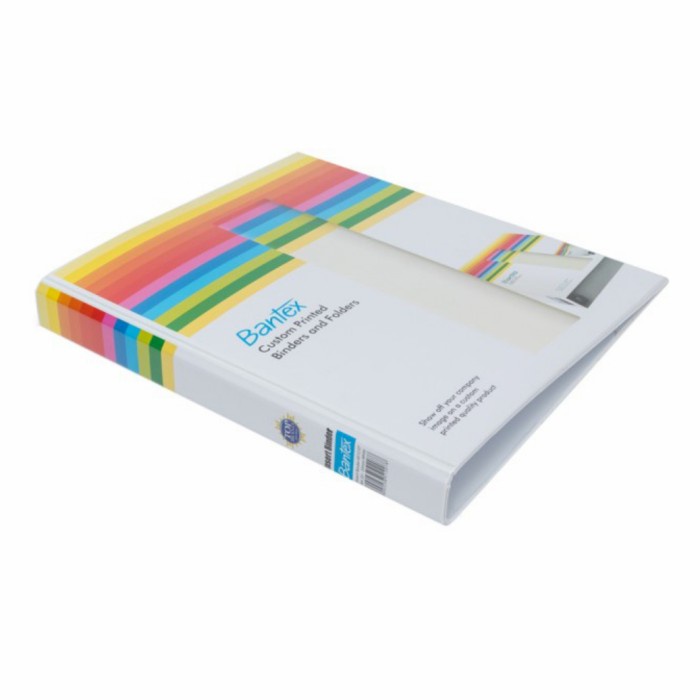 

BANTEX INSERT RING BINDER 2 RING 20MM A4 WHITE #8512 07