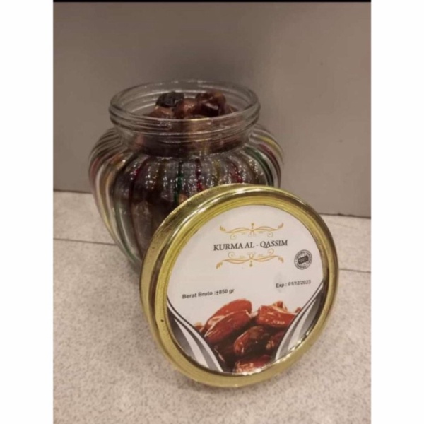 

Dijual Kurma Al Qassim Toples Kaca 850gram Al Qasim Hampers Ramadhan Lebaran Diskon