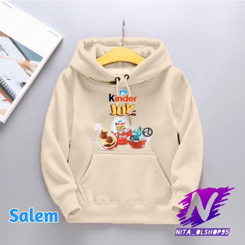 hoodie anak gambar kinder joy