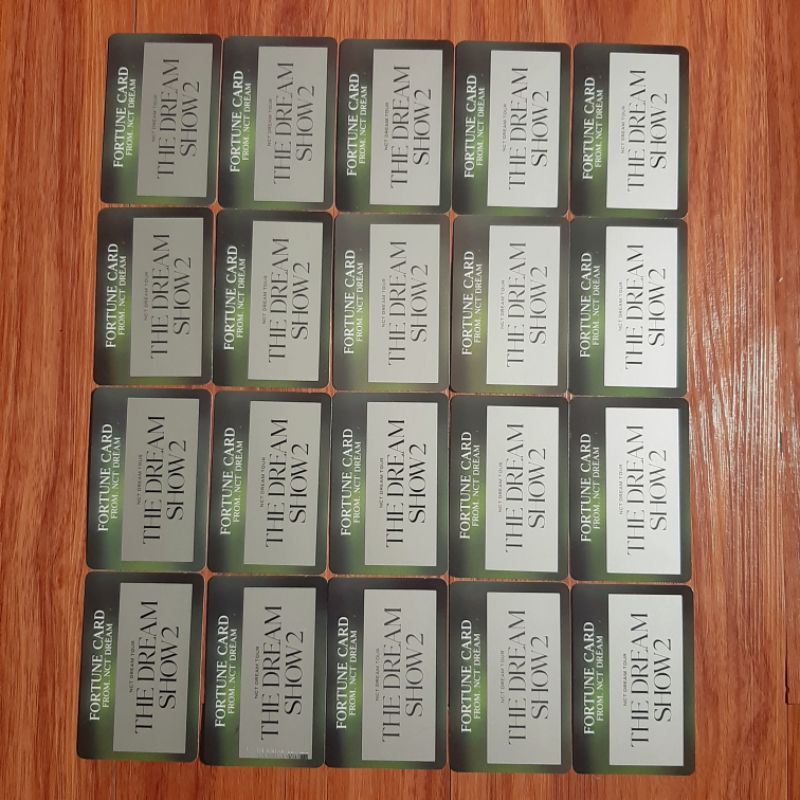 READY STOCK FORTUNE SCTRACH NCT DREAM | FORTUNE CARD TDS2